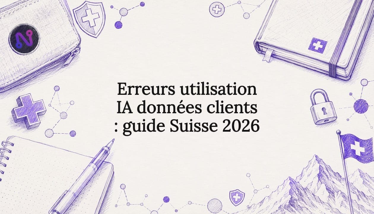 Erreurs utilisation IA données clients : guide Suisse 2026