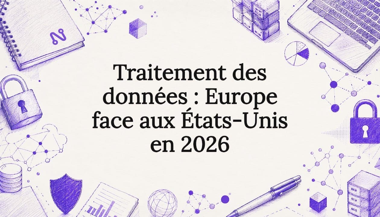 Traitement des données : Europe face aux États-Unis en 2026