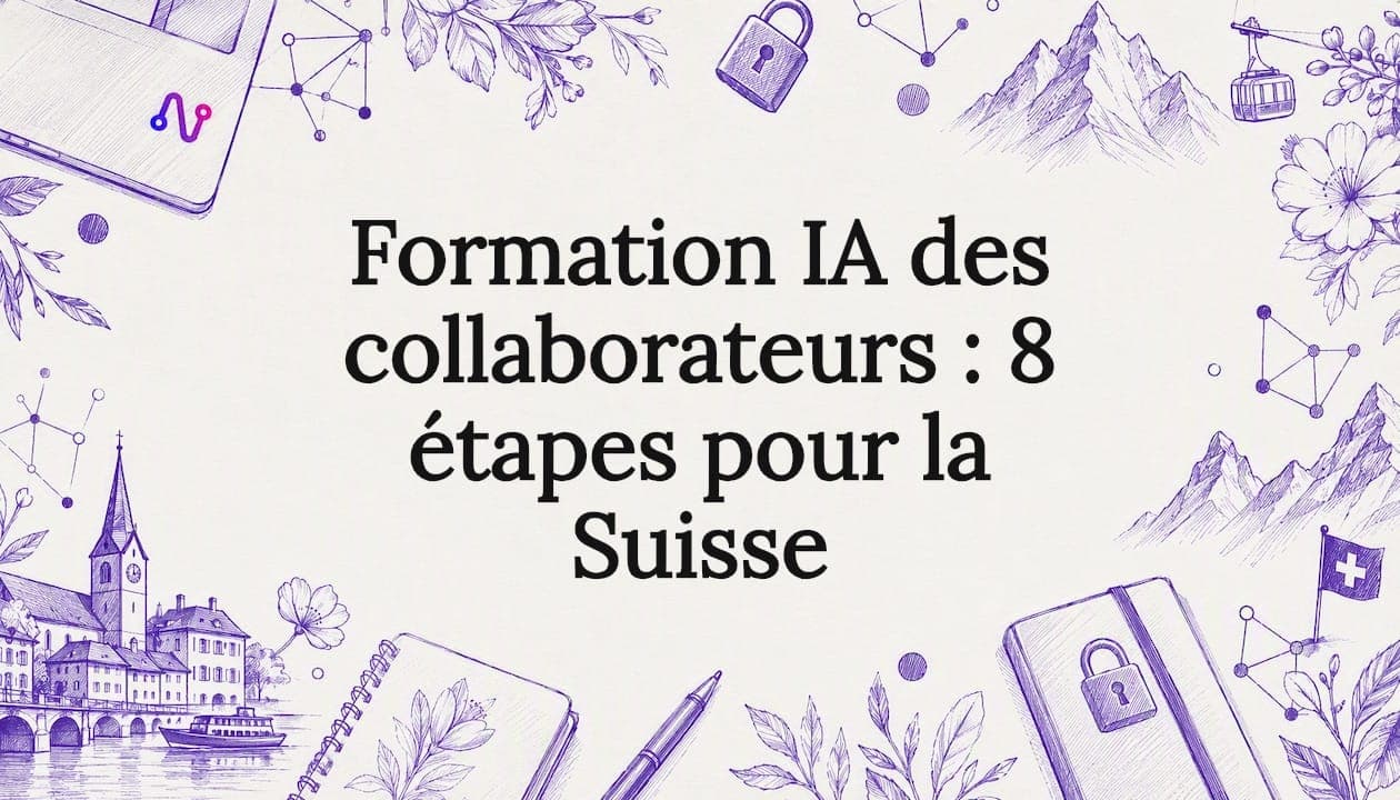 Formation IA des collaborateurs : 8 étapes pour la Suisse