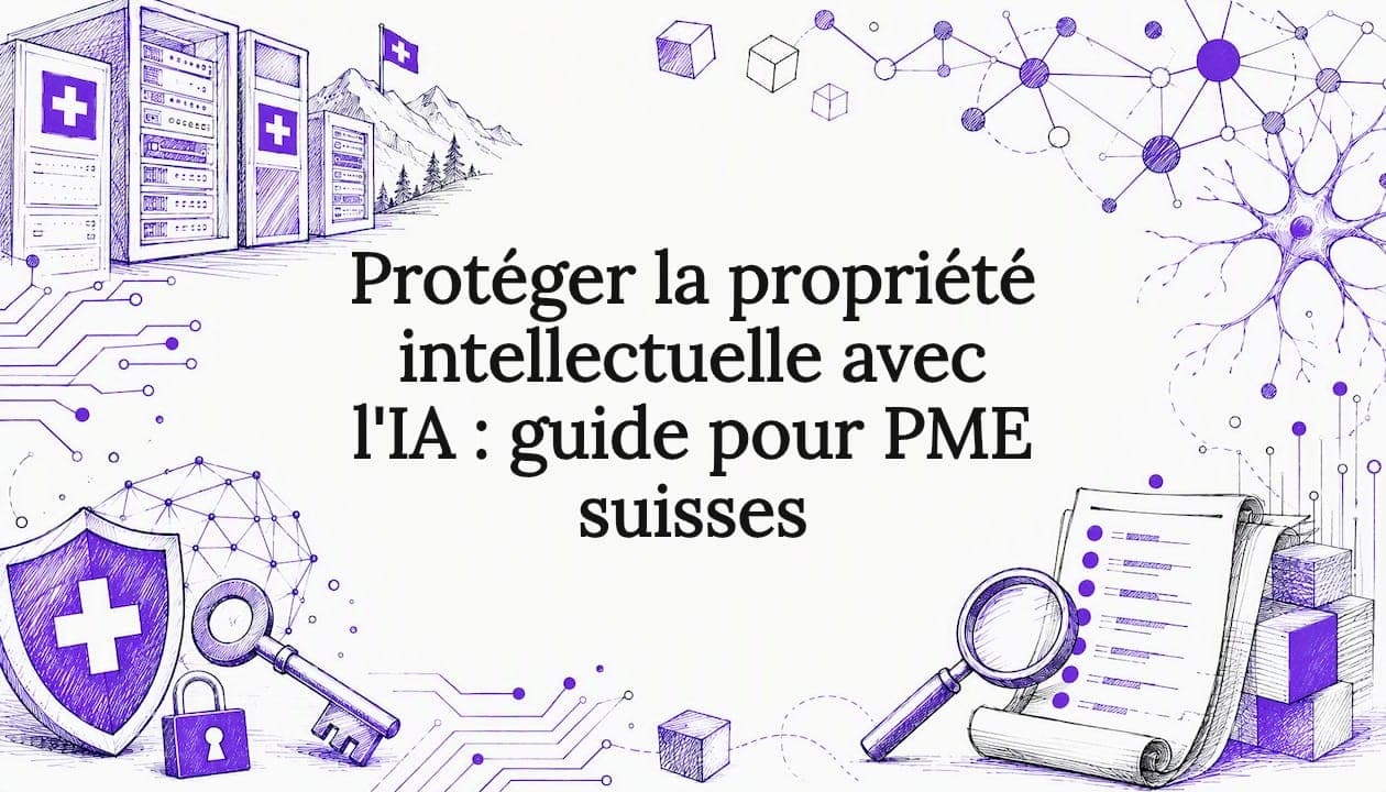 Protéger la propriété intellectuelle avec l'IA : guide pour PME suisses