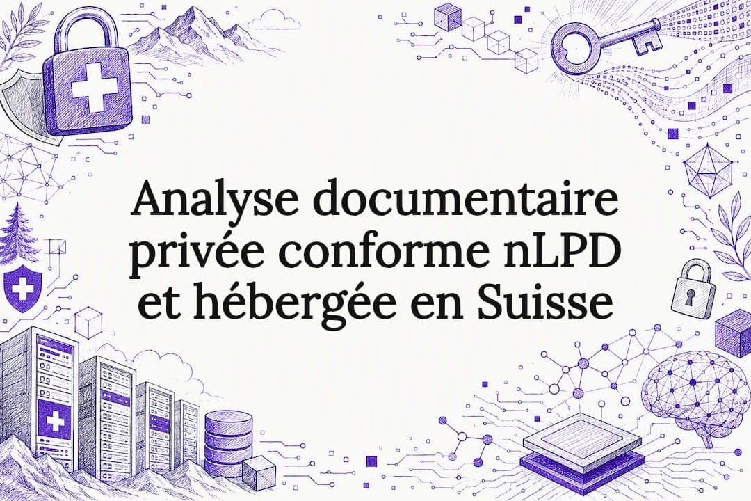 Analyse documentaire privée conforme nLPD et hébergée en Suisse