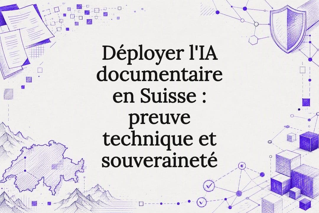 Déployer l'IA documentaire en Suisse : preuve technique et souveraineté