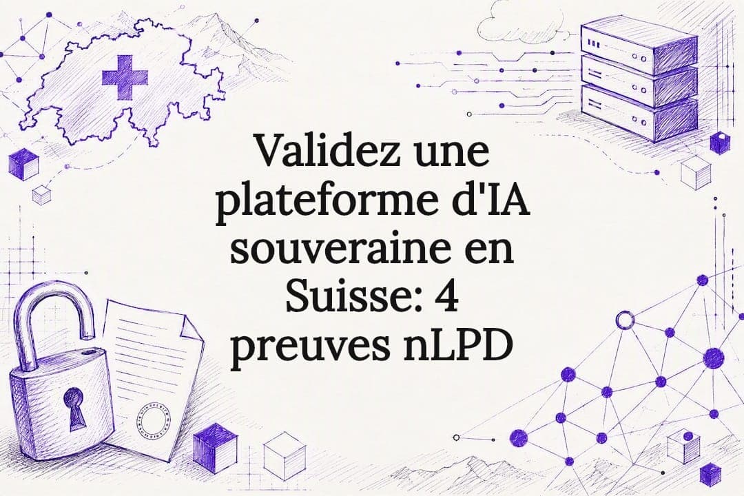 Validez une plateforme d'IA souveraine en Suisse: 4 preuves nLPD