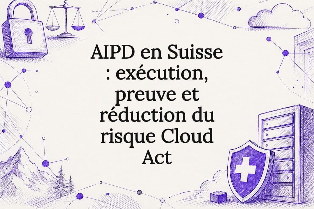 AIPD en Suisse : exécution, preuve et réduction du risque Cloud Act