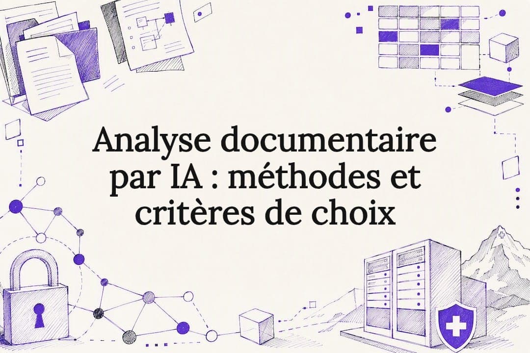 Analyse documentaire par IA : méthodes et critères de choix
