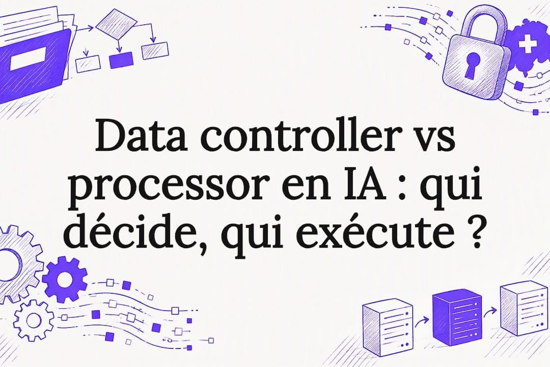 Data controller vs processor en IA : qui décide, qui exécute ?