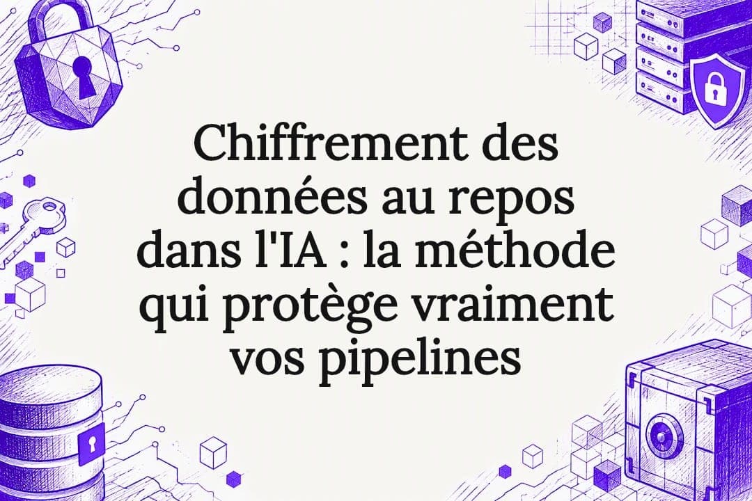 Chiffrement des données au repos dans l'IA : la méthode qui protège vraiment vos pipelines
