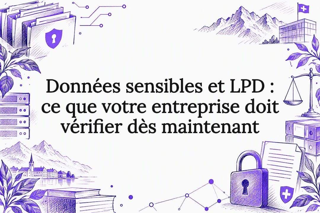 Données sensibles et LPD : ce que votre entreprise doit vérifier dès maintenant