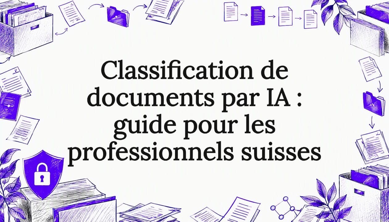 Classification de documents par IA : guide pour les professionnels suisses